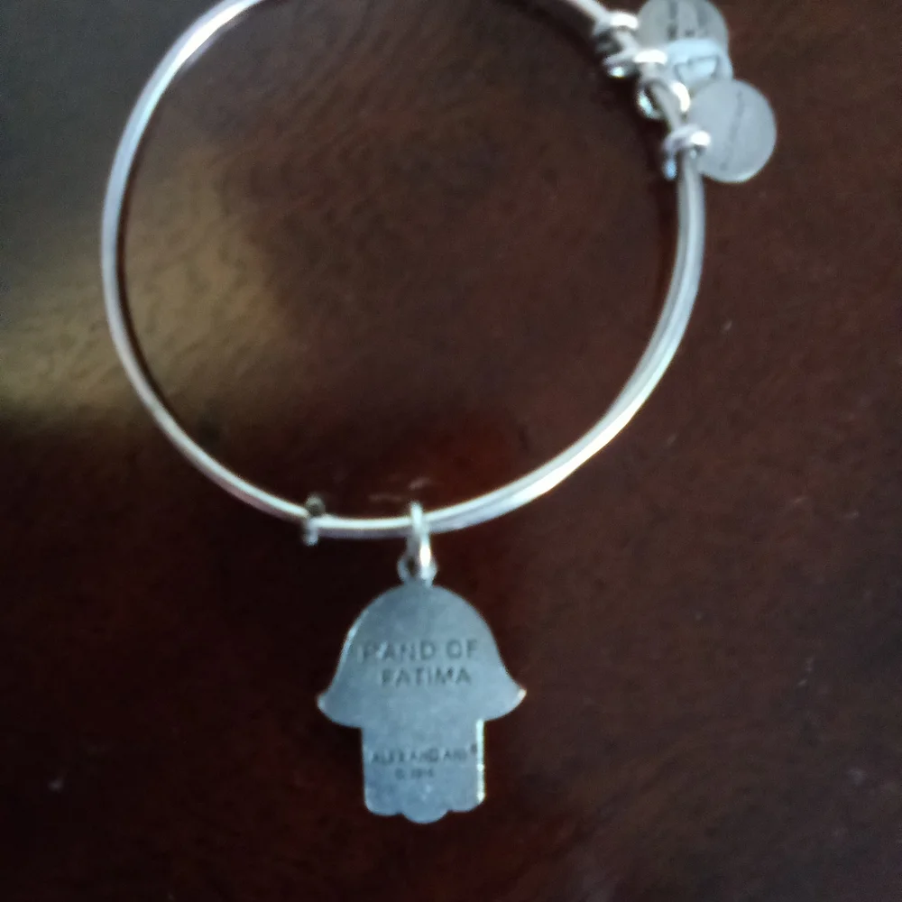 ALEX AND‎ ANI SILVER TONE HAMSA BRACELET